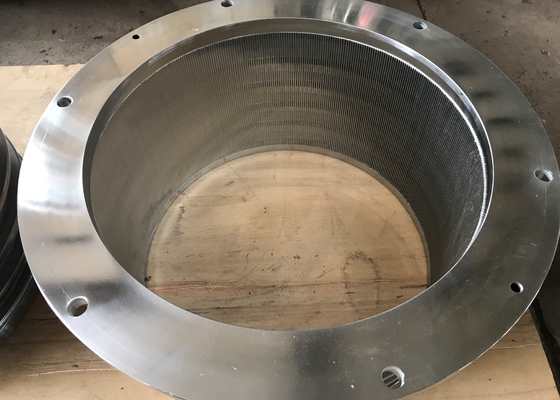 Stainless Steel Slot Pressure Screen Basket For Paper Pulp Making Machine